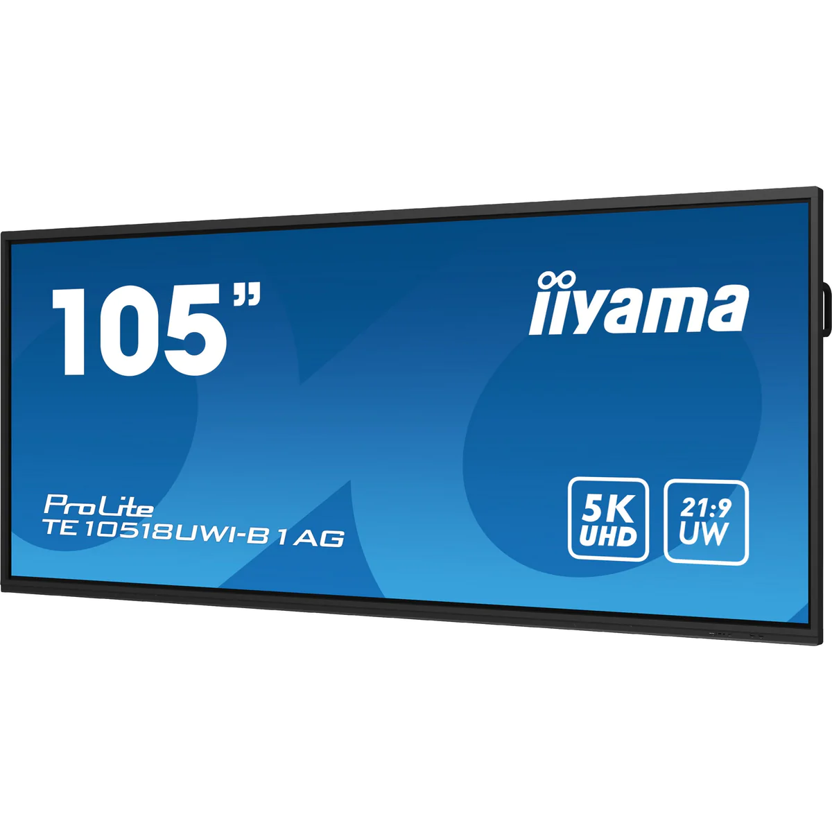 iiyama ProLite TE10518UWI‑B1AG – 105″ 5K UHD Ultra-Wide Touchdisplay (450 cd/m², 5120 × 2160, 21 : 9, Android/iiWare, 40 Touchpunkte)