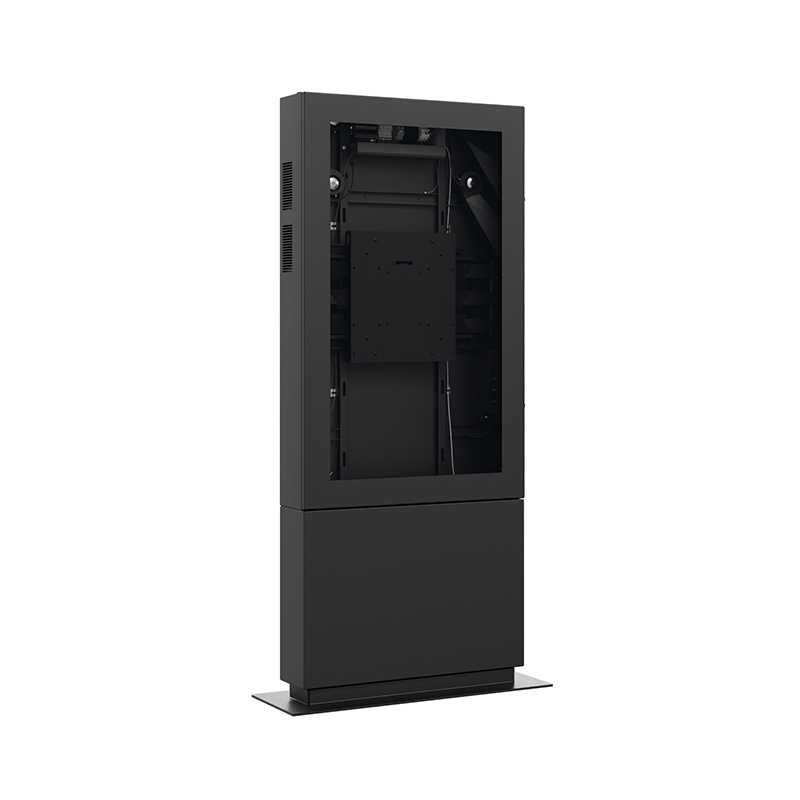 Hagor SOPW 55" Portrait - Outdoorstele inkl. Lüftung und Heizung, IP65, Schwarz