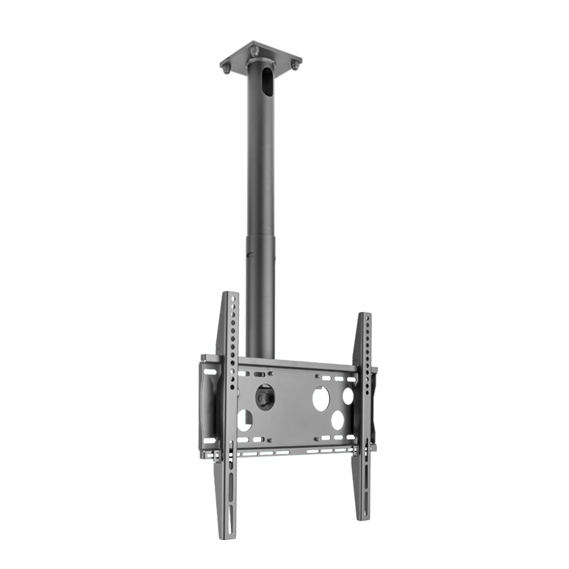 Hagor HA DH 400–700 S - verstellbare Deckenhalterung - 32-50 Zoll, 438-738mm Länge, VESA 400x400 - bis max. 50 kg, Schwarz