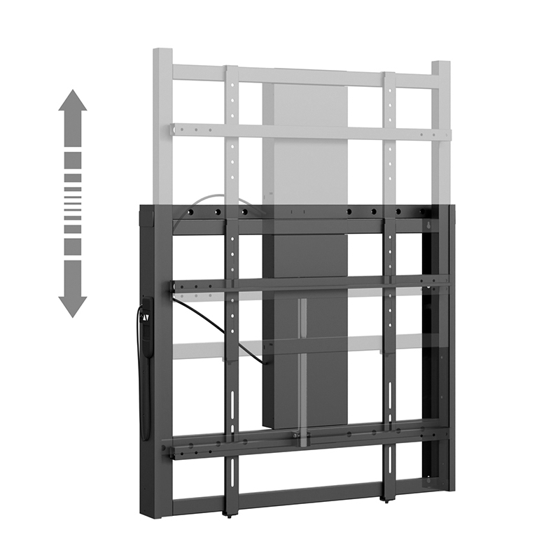 Hagor WH Samsung QH115 Moto - Motorisierte Wandhalterung für QH115FX Display, VESA 1000x800mm, bis max. 160kg, Schwarz