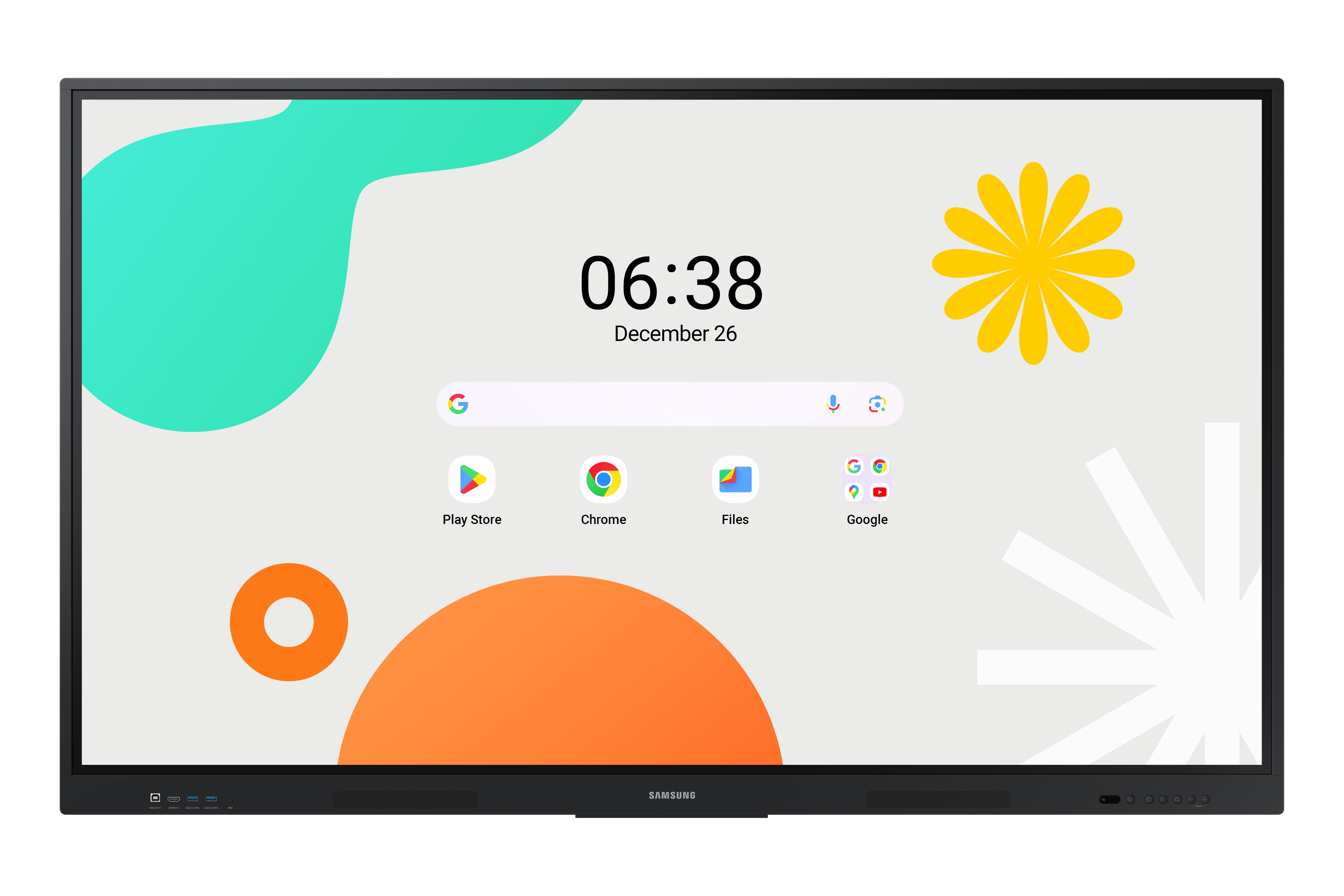 Samsung WA75F – 75" 4K Touchdisplay, interaktives Display mit Android 14 (EDLA), WiFi & Bluetooth für Konferenzraum & Bildung