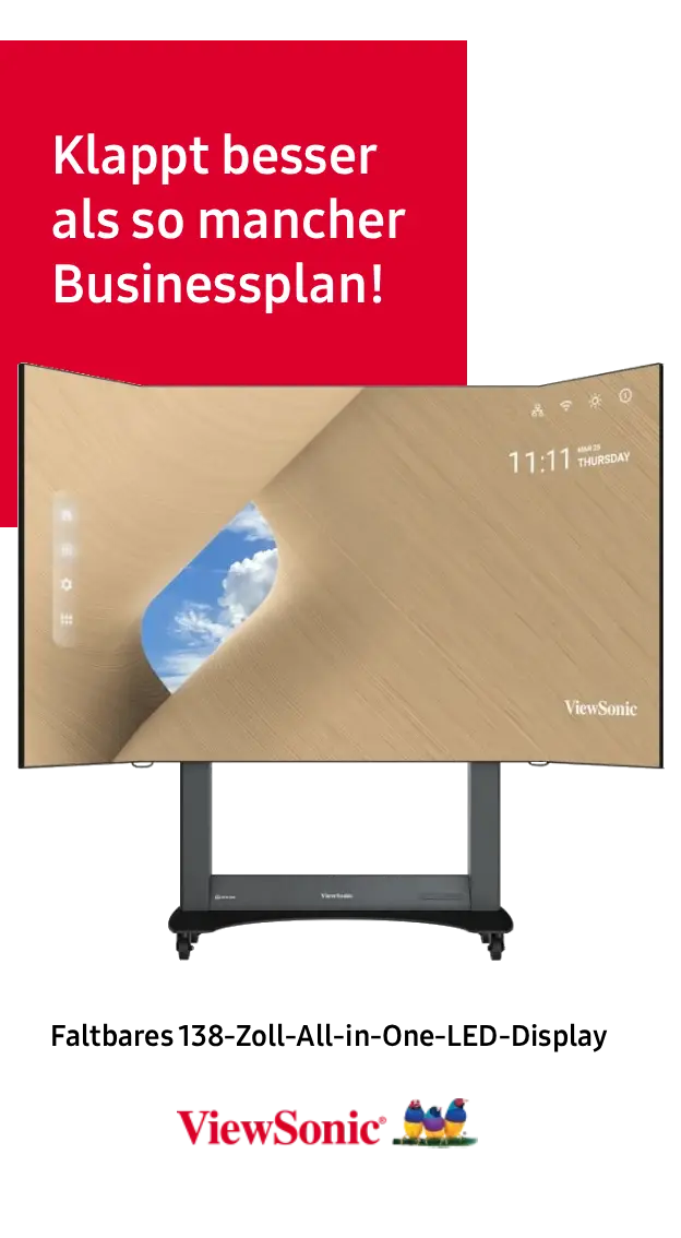 ViewSonic klappbare LED-Wall