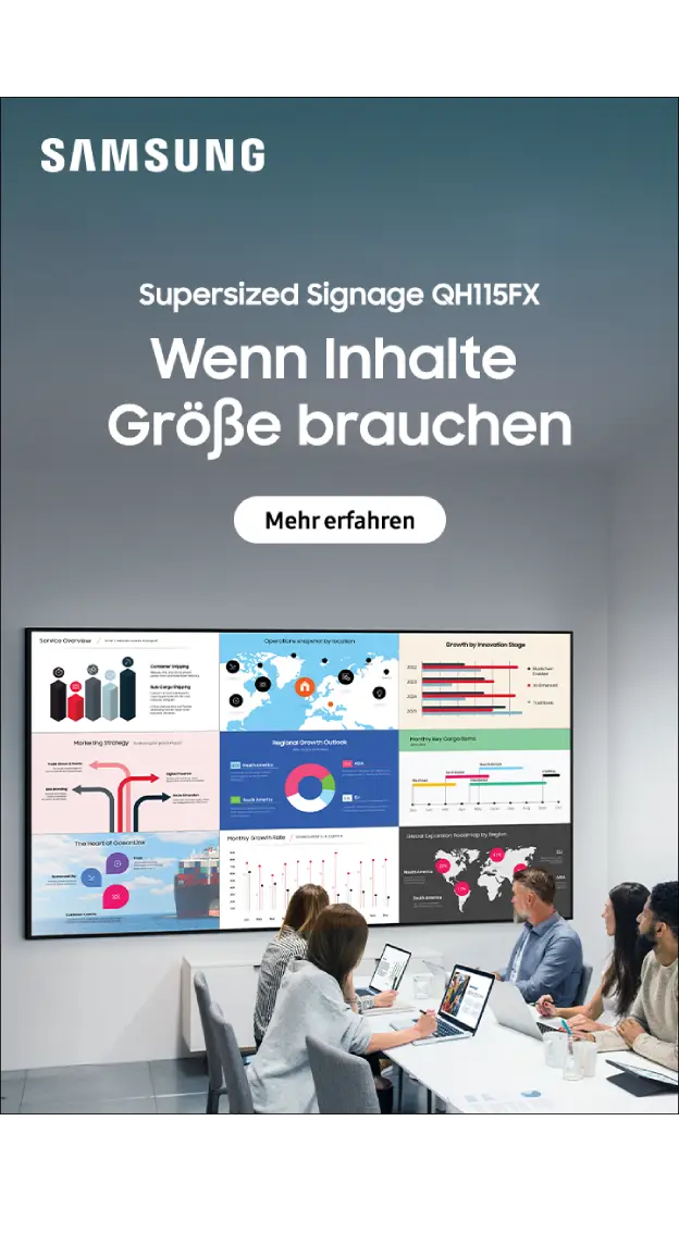 Samsung 115-Zoll Signage Display