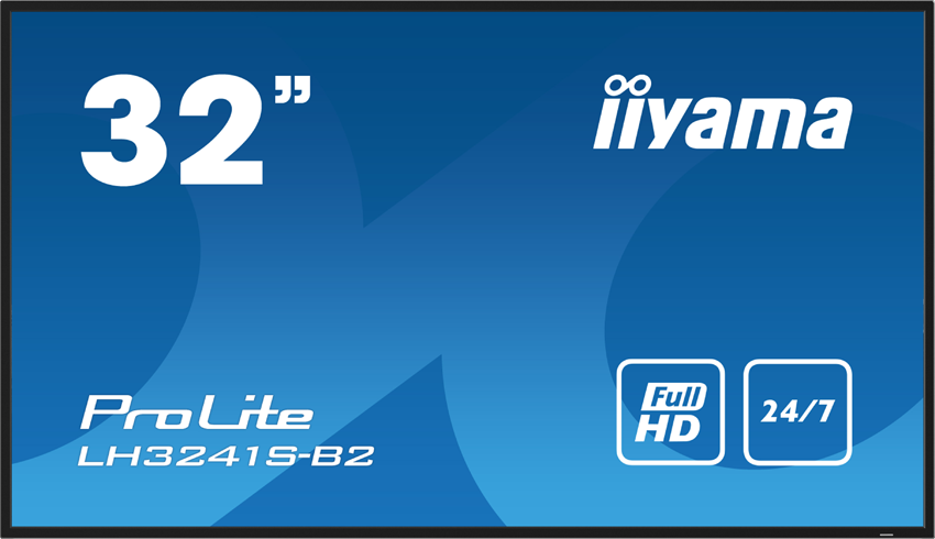iiyama ProLite LH3241S-B2 – 32" Full-HD Display, 350 cd/m² Helligkeit für 24/7 Digital Signage & Dauerbetrieb- Display 
