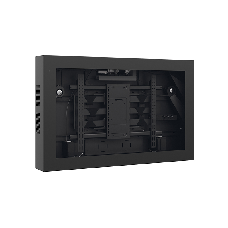 Hagor SOPW 55" Landscape - Outdoorgehäuse inkl. Lüftung und Heizung, IP65, VESA bis 800x600, Schwarz