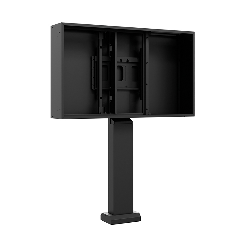 Hagor ScreenOut OH75 Landscape - Outdoorstele für Samsung OH75 Serie, Schwarz