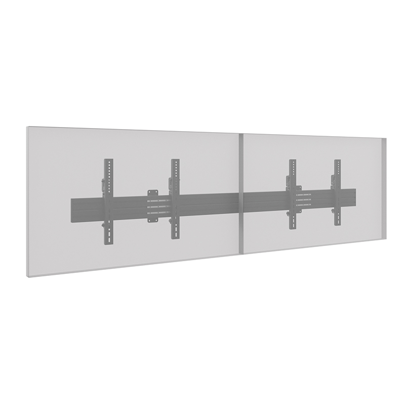 Hagor CPS MENUBOARD W2L - Wandhalterung - 2x46-65 Zoll, VESA 600x400mm, bis max. 100kg, Schwarz