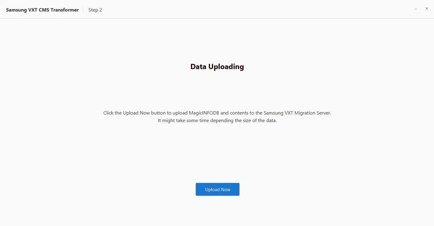 Zuordnung MagicINFO zu VXT Struktur
