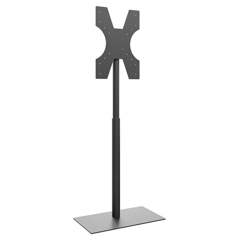 Hagor Braclabs-Stand Floorbase - höhenverstellbarer Standfuß für Displays 40 - 55 Zoll, VESA 600x400mm, bis max. 35kg, Schwarz