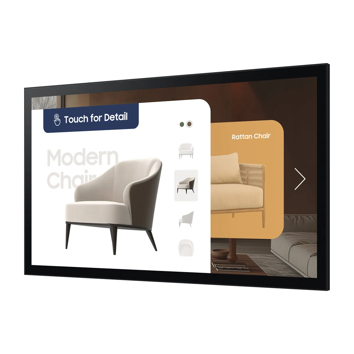 Samsung QM32C-T - 32 Zoll - 400 nits, Full-HD 1920x1080 Pixel, WiFi, 16/7, 10-Punkt PCAP Touch-Display